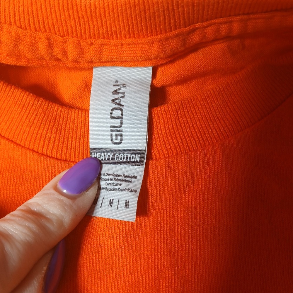 Mens T Shirt Size Medium Orange Crush Soda Shirt Distressed Graphic Logo Drink - Picture 2 of 6